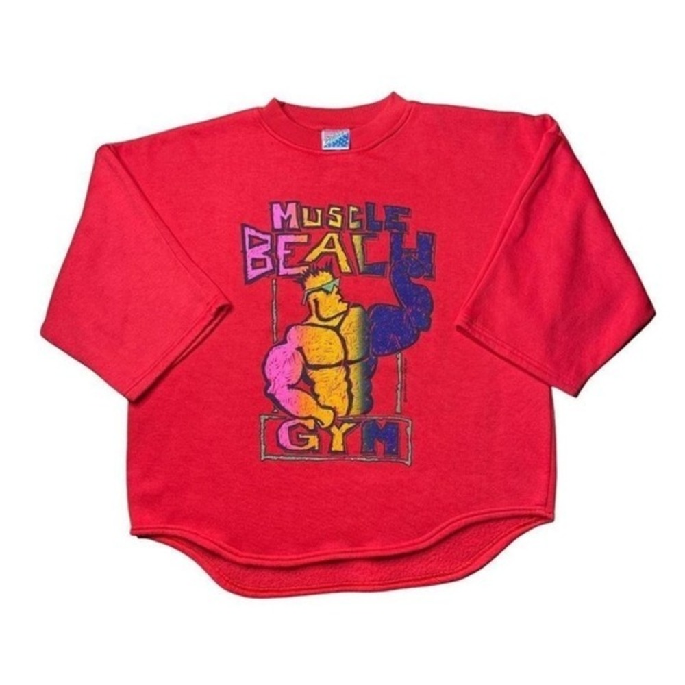 Vintage 90s Muscle‎ Beach Gym sweater